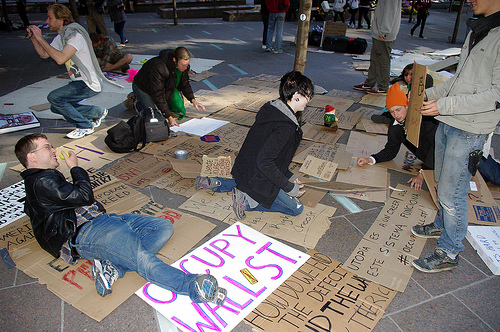 Occupy Wall Street - Day 2 - Sept. 18, 2011 - photo by David Shankbone