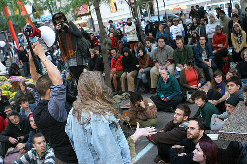 Occupy Wall Street - Day 3 - Sept. 19, 2011 - photo by Paul Weiskel
