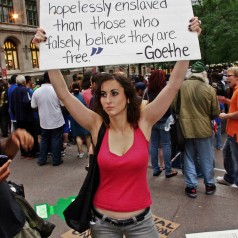 Occupy Wall Street - Day 12 - September 28, 2011 - photo by David Shankbone