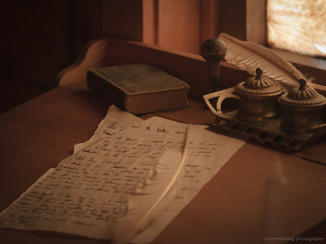Quill Pen and Letter - photo by stormwarning photography Quill Pen and Letter - photo by stormwarning photography