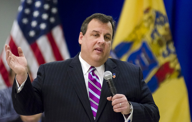 NJ Governor Chris Christie - photo by Bob Jagendorf NJ Governor Chris Christie - photo by Bob Jagendorf