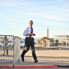 President Obama - photo by Nick Knupffer
