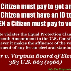 Harper v. Virginia Board of Elections - image by The Progressive Family