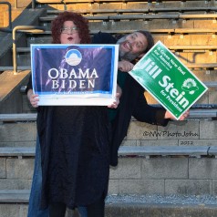 Obama or Stein? - photo by Kevyn Jacobs