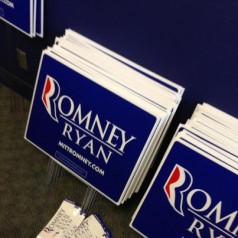 Romney - Ryan - yard sign