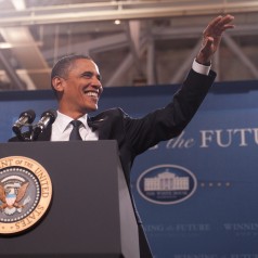 President Obama - photo by pennstatelive